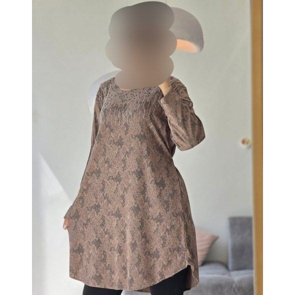 تونیک زنانه نگین دار سایز 54